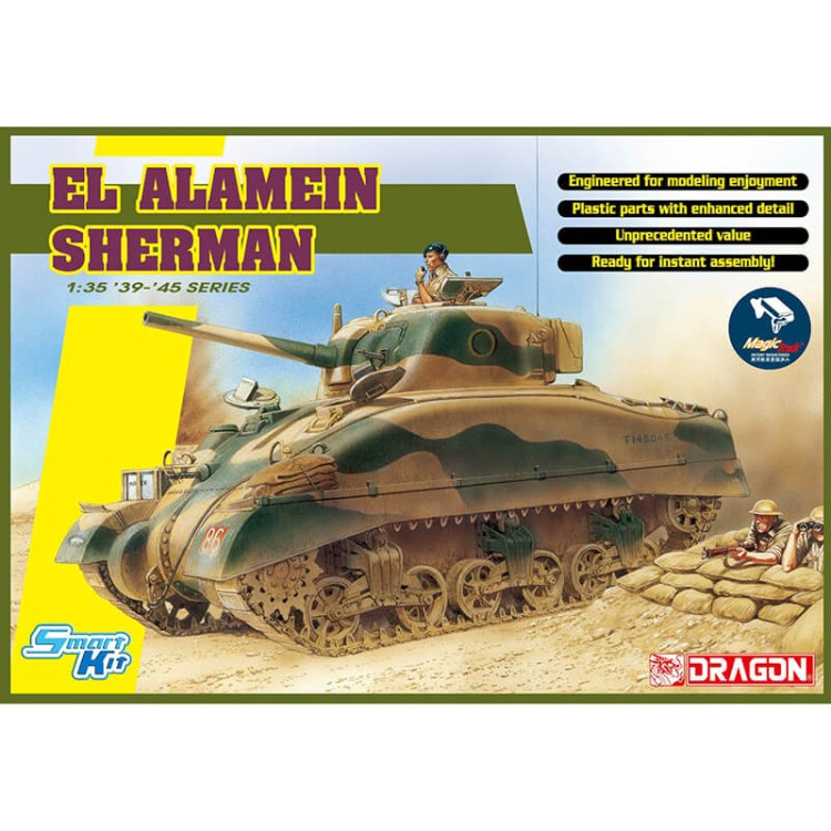 Dragon 6617 El Alamein Sherman (W/Magic Tracks) 1/35