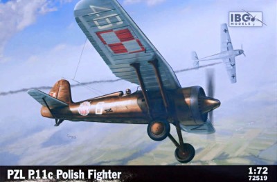IBG Models 72519 PZL P.11c Polish Fighter (3x camo) 1/72