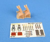 Metallic Details MDR48233 Ejection seat KK-1 3d-printed seats and seatbelts for Mikoyan MiG-15 and MiG-17 1/48