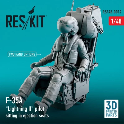 Reskit F48012 USAF pilots F-35A 'Lightning II' sitting 1/48