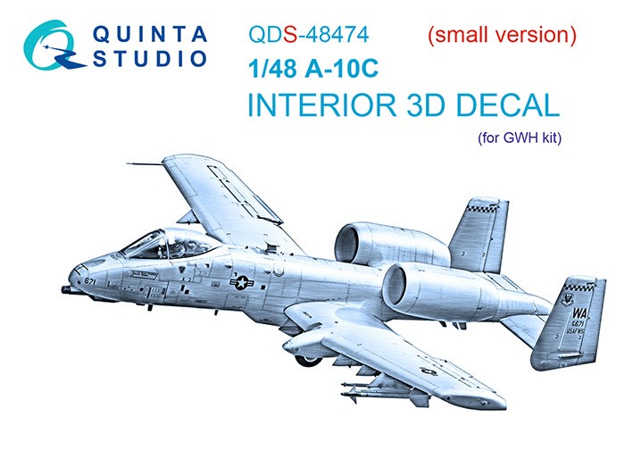 Quinta Studio QDS-48474 A-10C (GWH) (Малая версия) 1/48