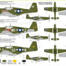 Kovozavody Prostejov 72245 P-51B 'Mustang Aces' (3x camo) 1/72