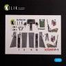 Reskit K72191 F-1 Support Fighter - interior 3D (PLATZ) 1/72