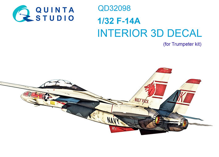 Quinta studio QD32098 F-14A (Trumpeter) 1/32