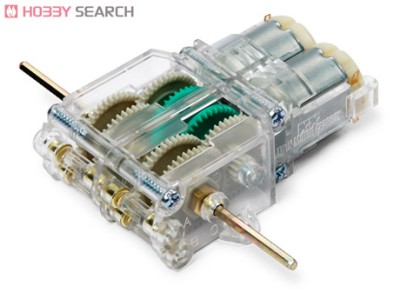 Tamiya 89915 Twin Motor Gearbox (Clear)