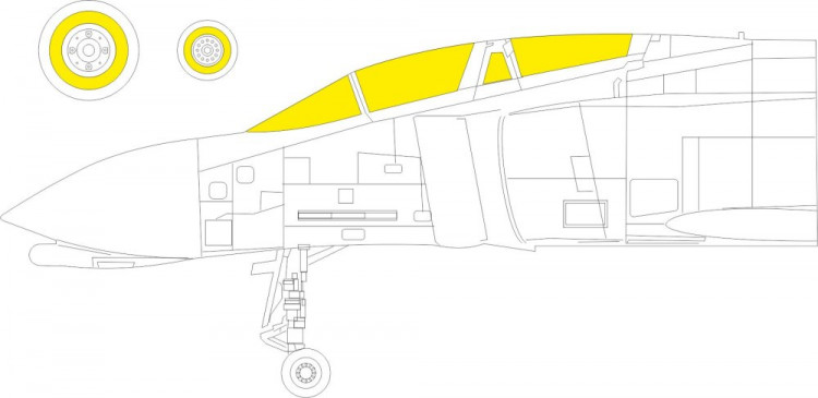 Eduard CX621 Mask F-4D (FINE M.) 1/72