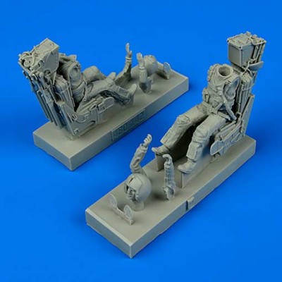 Aerobonus 480142 US Navy Pilot &amp; Operator with ejection seats for F-14A/B Tomcat 1/48
