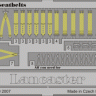 Eduard 49034 Lancaster seatbelts TAM