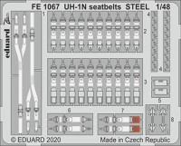 Eduard FE1067 1/48 UH-1N seatbelts STEEL (KITTYH)