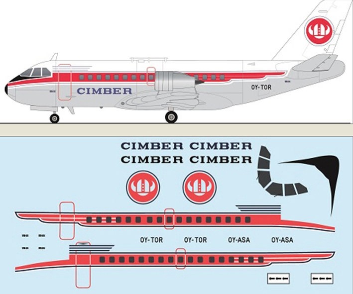 F-rsin Plastic FRP4137 VFW-614 Cimber (silk-screened decals) 1/144