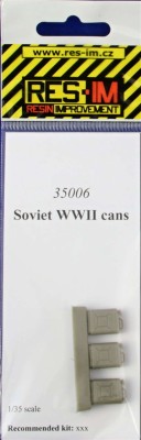 RES-IM RESIM35006 1/35 Soviet WWII cans (3 pcs.)
