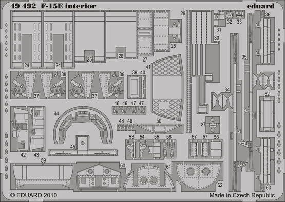 Eduard 49492 F-15E interior S.A. ACA