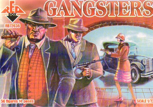 Red Box 72036 American Gangsters 1920's era 1/72