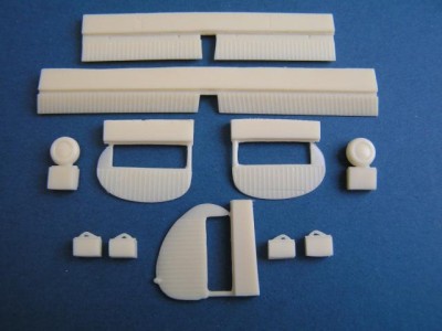 Pavla Models U72-104 O-1E/F Bird Dog control surfaces and wheels for Airfix 1:72