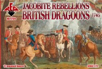 Red Box 72139 Jacobite Rebellion. British Dragoons 1745 1/72