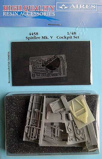 Aires 4458 Spitfire Mk. V cockpit set 1/48