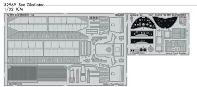 Eduard 32969 SET Sea Gladiator (ICM)