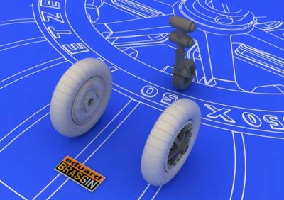 Eduard 648058 Bf 109E wheels