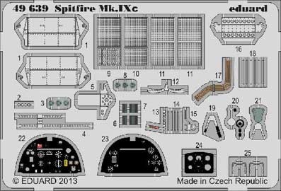 Eduard 49639 1/48 Фототравление Spitfire Mk. IXc