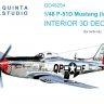 Quinta studio QD48254 P-51D Late (Airfix) 1/48