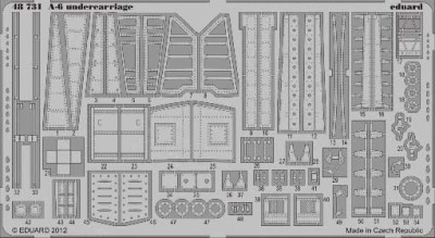 Eduard 48731 1/48 Фототравление A-6 undercarriage