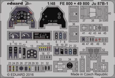 Eduard 49800 SET Ju 87B-1 (AIRF) 1/48