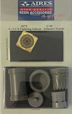 Aires 4875 F-16A/B Fighting Falcon exhaust nozzle (KIN) 1/48
