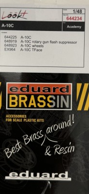 Eduard 644234 Brassin A-10C Lookplus (Acad) 1/48