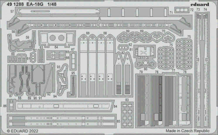Eduard 491288 SET EA-18G (MENG) 1/48