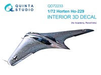 Quinta studio QD72233 Horten Ho 229 (Academy) 1/72