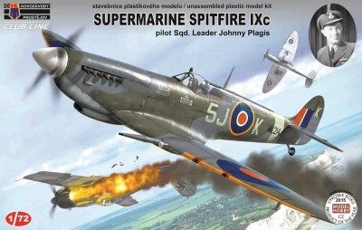 Kovozavody Prostejov CLK006 Superm.Spitfire IXc Johnny Plagis CLUB LINE 1/72