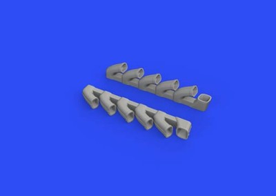Eduard 648588 BRASSIN 1/48 Il-2 exhaust stacks (TAM)