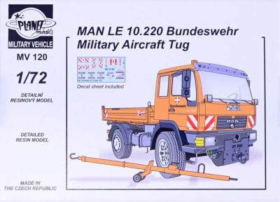 Planet Models MV72120 MAN LE 10.220 Bundeswehr Military Aircr.Tug 1/72