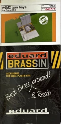Eduard 648771 BRASSIN A6M2 gun bays PRINT (EDU) 1/48