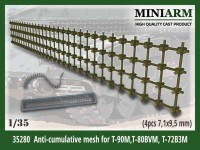 Miniarm 35280 Противокумулятивная сетка - экран 4шт -Т-72Б3М,Т-90М, Т-80БВМ и др. 1/35