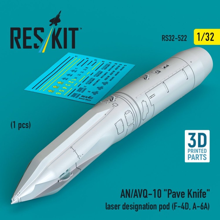 Reskit 32522 AN/AVQ-10 Pave Knife laser design.pod (1 pc.) 1/32