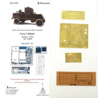Микродизайн 035382 Набор фототравления на Ford T RNAS от ICM 1/35