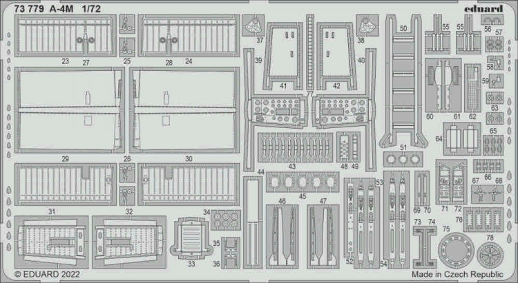 Eduard 73779 SET A-4M (H.B) 1/72