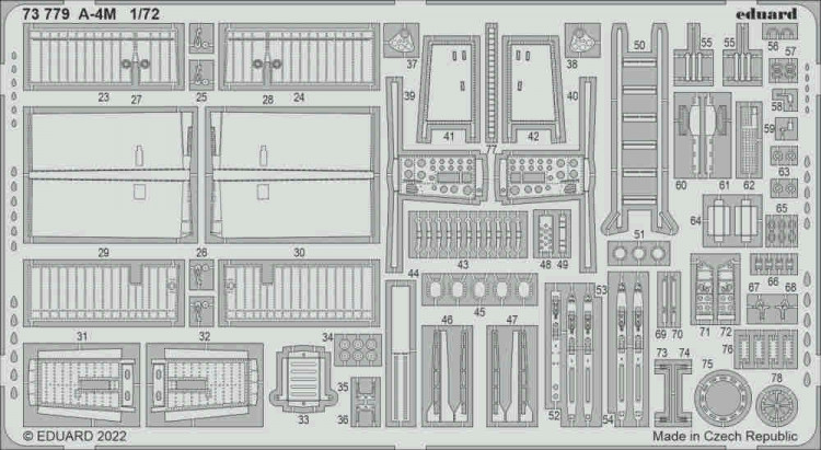 Eduard 73779 SET A-4M (H.B) 1/72