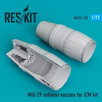 Reskit RSU72-192 MiG-29 exhaust nozzles (ICM) 1/72