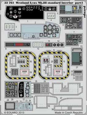 Eduard 32761 Lynx Mk.88 interior S.A.