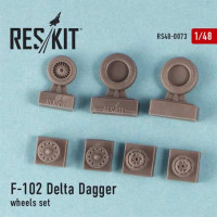Reskit RS48-0073 F-102 Delta Dagger wheels set (HAS,REV) 1/48