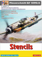 Hm Decals HMD-72138 1/72 Stencils Messerschmitt BF 109 G-K