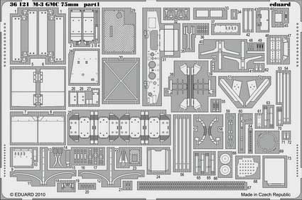 Eduard 36121 M-3 GMC 75mm Dragon