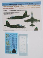 Foxbot Decals FBOT72015T Ukrainian Rooks: Sukhoi Su-25UB and Stencils 1/72