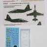 Foxbot Decals FBOT72015T Ukrainian Rooks: Sukhoi Su-25UB and Stencils 1/72