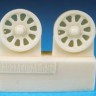 Barracuda Studios BCR48050 North-American P-51 Mustang Oval Tread Pattern Wheels 1/48