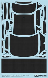 Tamiya 12659 Toyota 86 Dress Up Decal Set (Carbon Pattern) 1/24