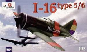 Amodel 72124 И-16 тип 5,6 USSR, Spanish 1/72