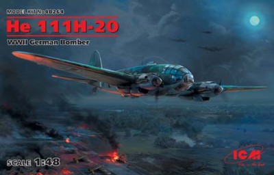 ICM 48264 He 111H-20, Германский бомбардировщик ІІ МВ 1/48